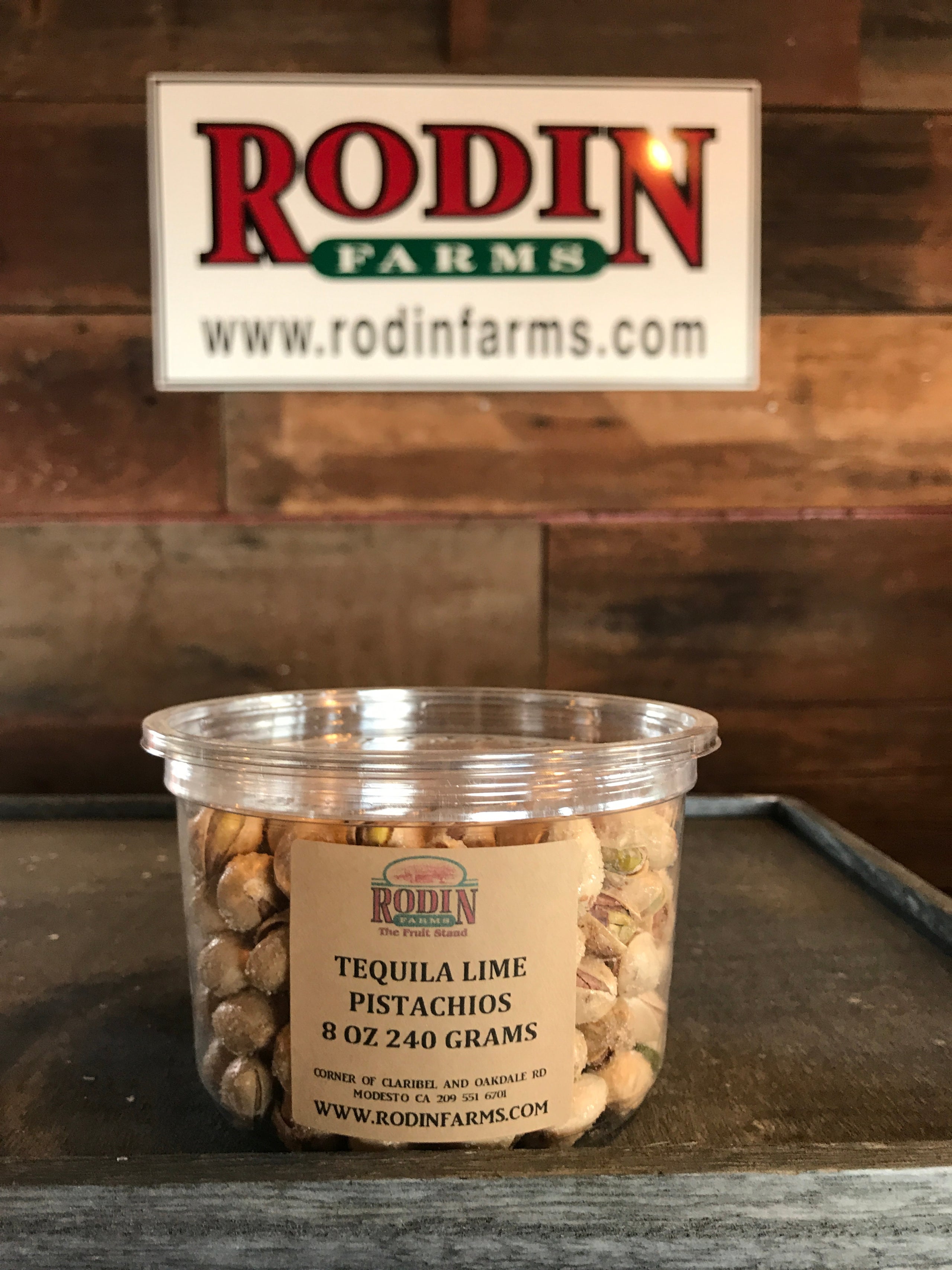 Tequila Lime Pistachios Rodin Farm, The Fruit Stand