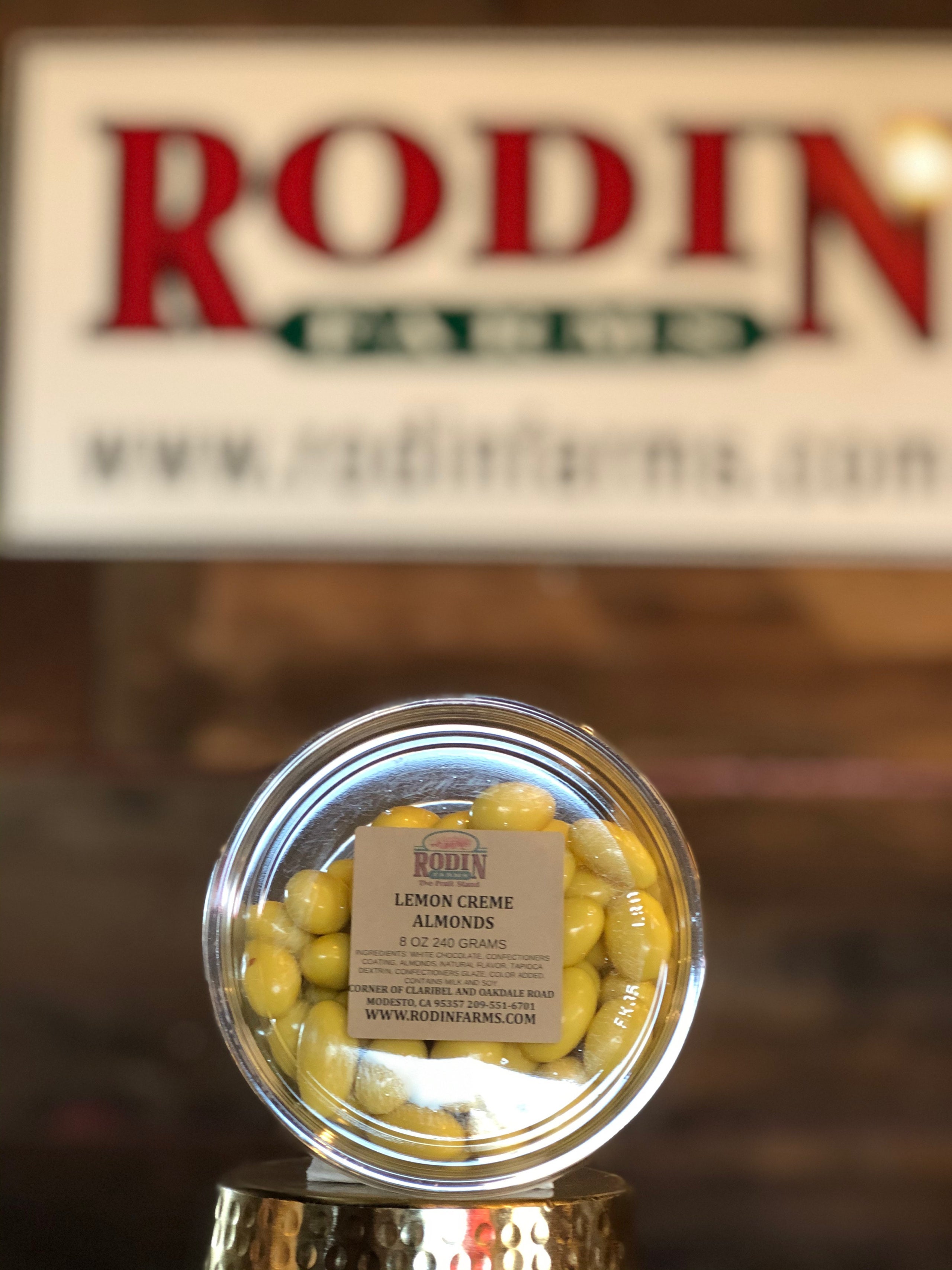 Lemon Creme Almonds – Rodin Ranch Farmers' Market